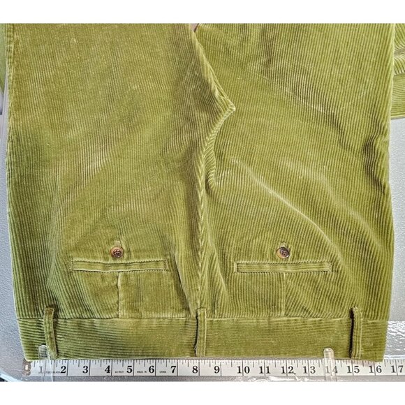 J. Crew Womens 8T Vintage Y2K Green Corduroy Flare Pants - Picture 10 of 16